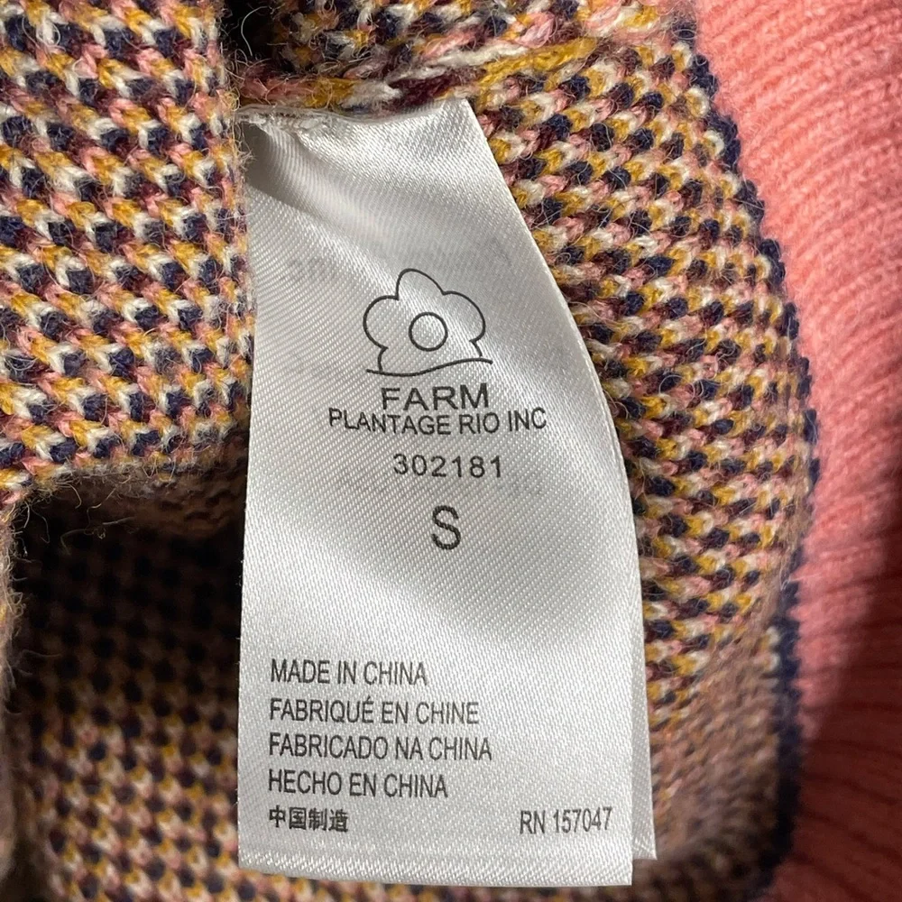 FARM Rio Multicolor Patterned Sweater - Picture 8 of 8